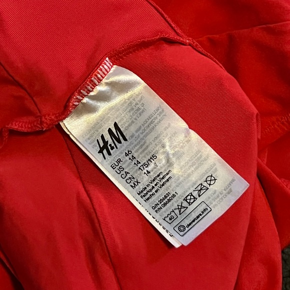 Red high waist bikini bottoms - Picture 6 of 6